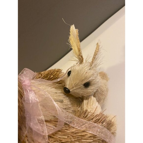 Ashland Straw Bunny Mom & Baby 9" - Picture 11 of 12